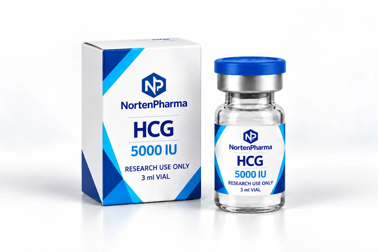 Wizualizacja opakowania HCG NortenPharma